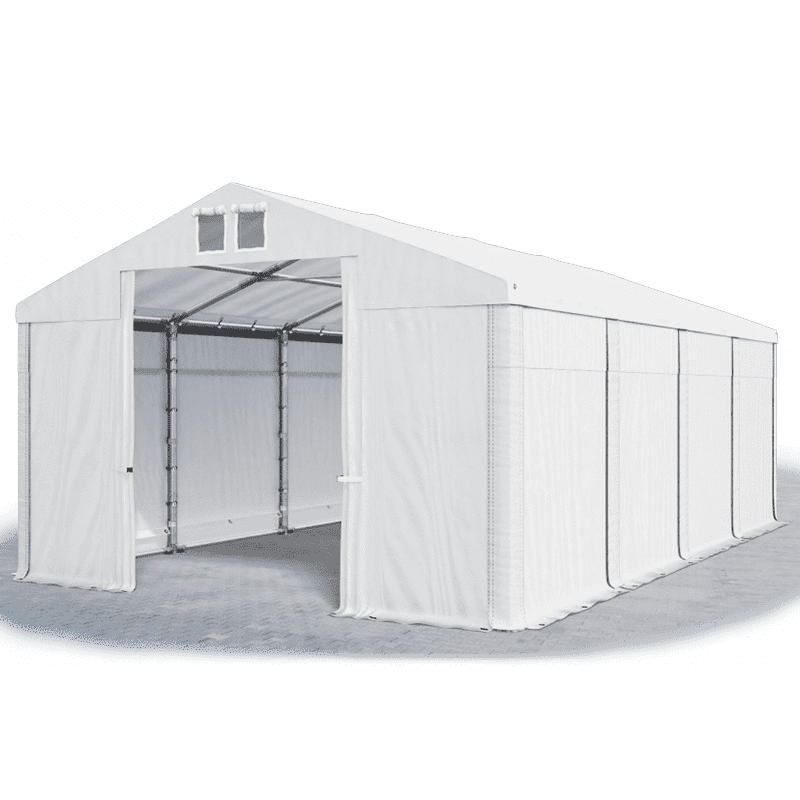 Skladovací stan (oceľ + pvc) 6x8x2,5m