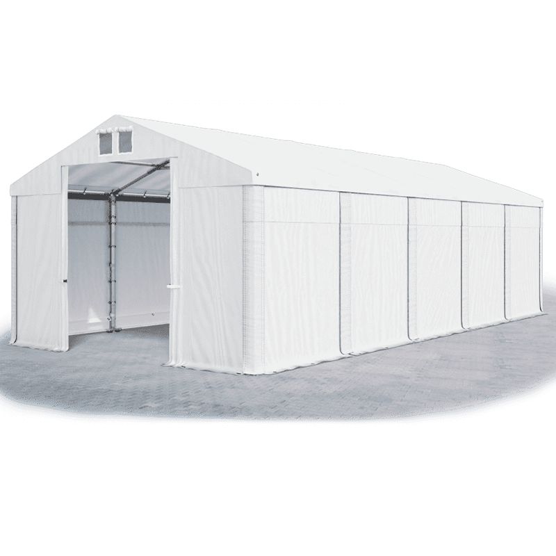 Skladovací stan (oceľ + pvc) 4x10x3m