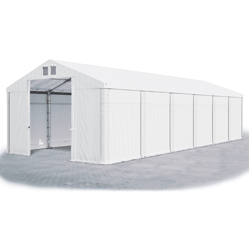 Skladovací stan (oceľ + pvc) 4x12x2.5m