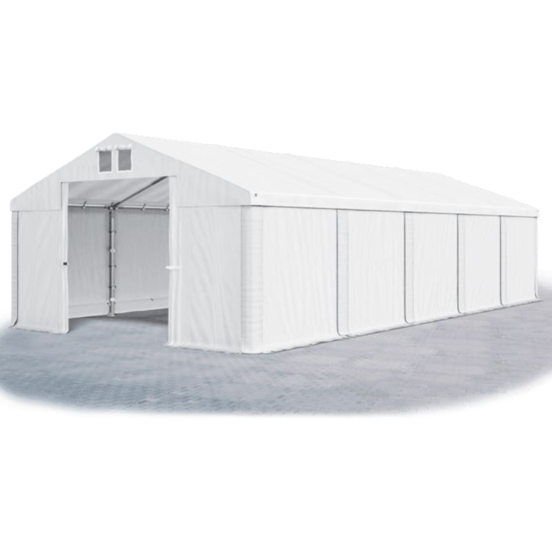 Skladovací stan (oceľ + pvc) 4x10x2m